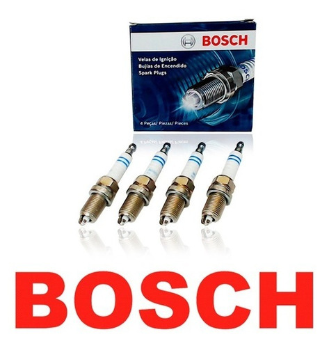 Jogo De Velas Bosch Renault Clio Duster Logan Sandero Sp49