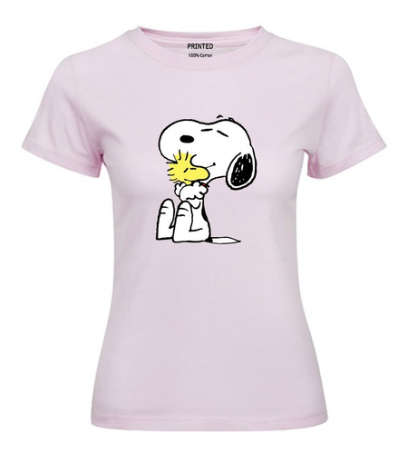 Polera Estampada Mujer Snoopy