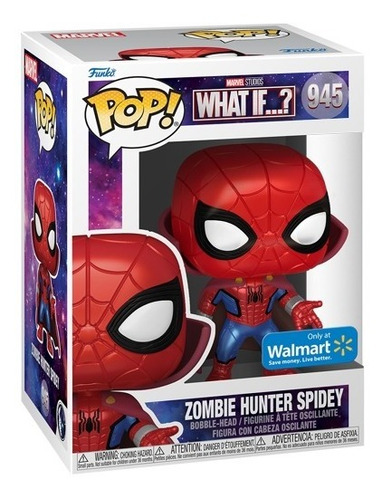 Funko Pop Spiderman Zombie Hunter Spidey #945 Walmart