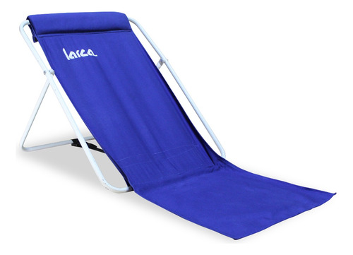 Silla Plegable De Playa Y Campismo Portatil Color Azul Larca