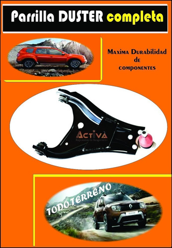 Imagen 2 de 3 de Parrilla Renault Duster 4x2 4x4 Completa