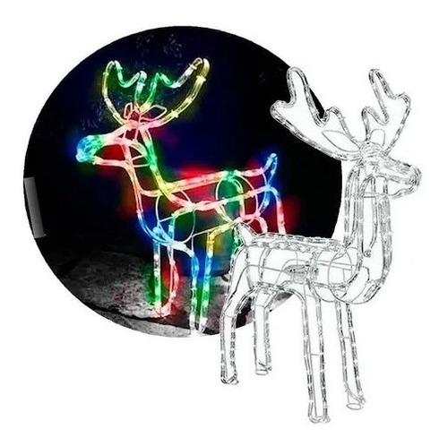 Reno Navidad Luces Led 120 Cm Con Movimiento