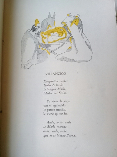 Navidad, Posadas, Pastorelas. Dibujos José Moreno Villa 1945