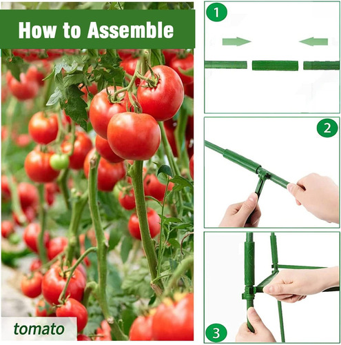 Jaula De Soporte Para Plantas De Tomate Para Jardin De 4 ...