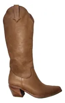 Comprar Botas Texanas Cuero 100% Caña Alta Taco 6 Cm