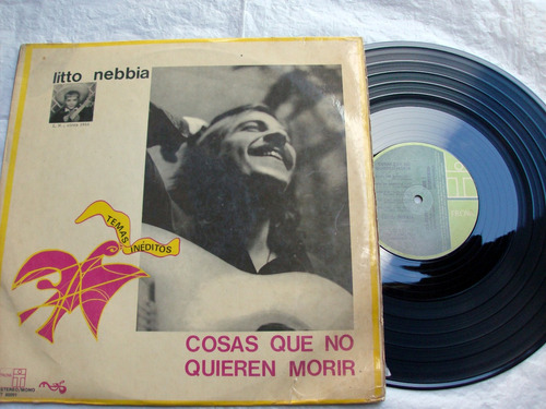 Litto Nebbia - Cosas Que No Quieren Morir  Lp 1976 Trova Vg+