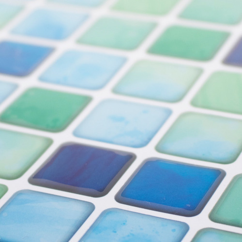 Imagen 2 de 4 de Venecitas Autoadhesivas Pvc Relieve Muresco Ceramico Tira Color Clasica