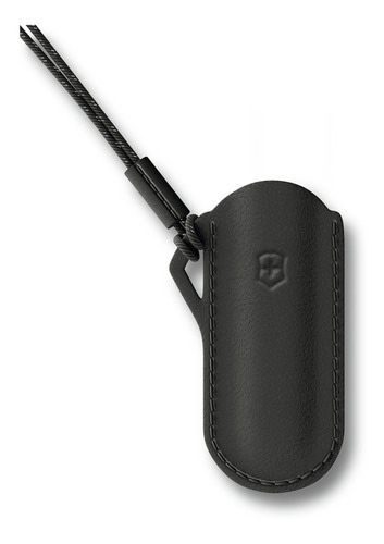 Estuche Victorinox De Cuero Dark Illusion Negro