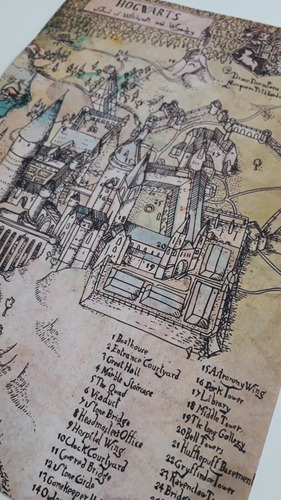 Carta Hogwarts Personalizada+boleto+mapa+sello Harry Potter