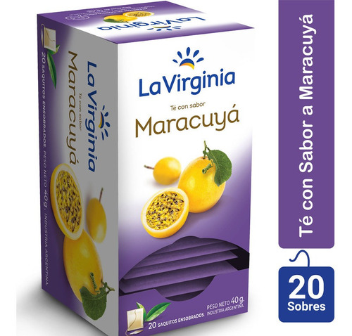 La Virginia Te Con Sabor A Maracuya X 20 Saquitos