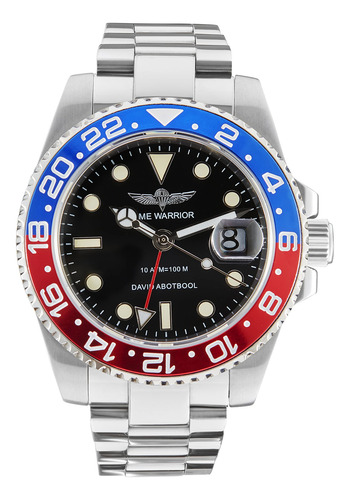Reloj Automático Para Hombre Gmt Master De Acero Inoxidable
