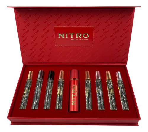 Set Dumont Nitro Red Pour Homme Collection 8 Piezas