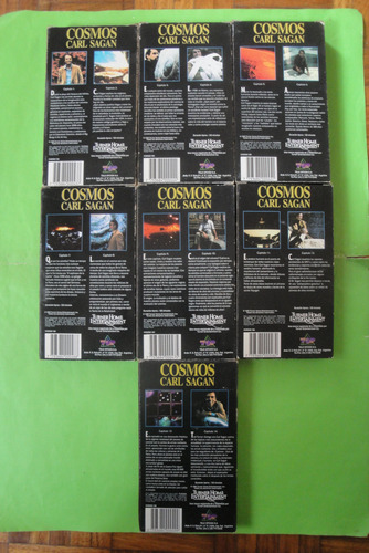Video Vhs Cosmos Carl Sagan Año 1989 Coleccion Completa (Usado)