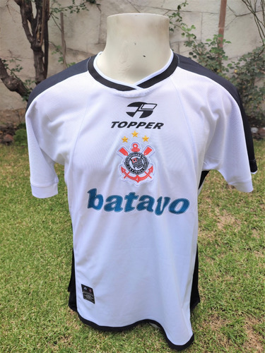 Jersey Corinthians De Brasil Local Retro Talla L