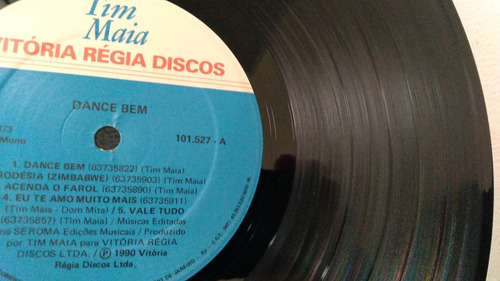 Lp Tim Maia - Dance Bem - Excelente - Com Encarte