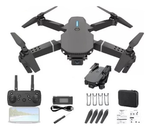 Drone E88x 2° Geração Fhd Wifi Gps 1 Ano Garantia Somos Loja