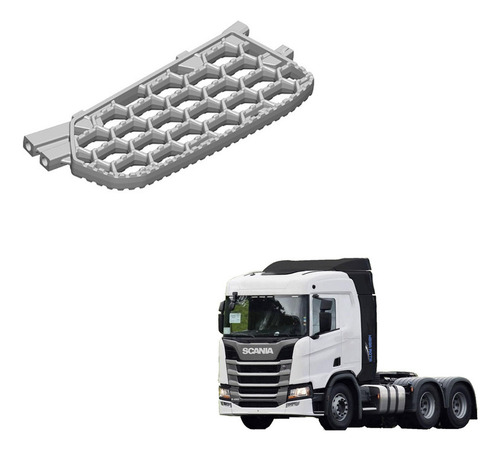 Estribo Scania Ntg Medio Cod Original 2648022