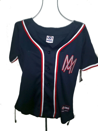 Jersey Beisbol Aguilas Mexicali  Dama Mujer Azul Marino