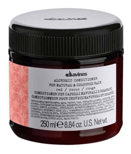 Alchemic Conditioner Red Para Cabello Rojo 250 Ml Davines