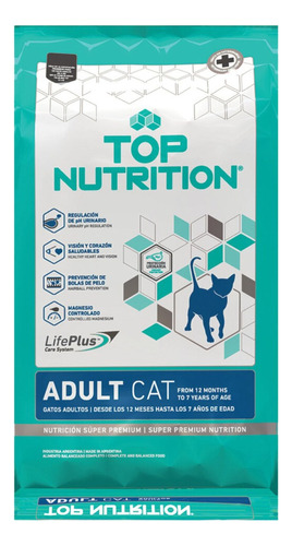 Alimento Top Nutrition Super Premium Adult Cat para gato adulto en bolsa de 15 kg