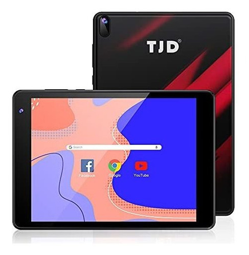 Tableta Tjd 7.5'' Android 10 Color Negro/rojo Ips