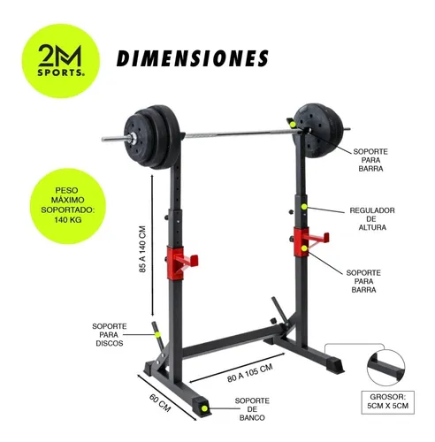 Comprar Rack Musculación y Sentadillas