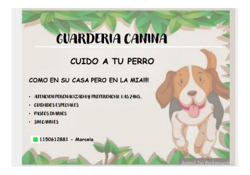 Imagen 1 de 1 de Guardería Canina En Belgrano