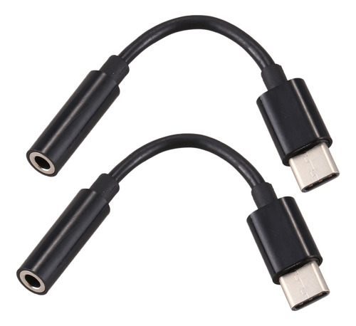 Cable: 2 Adaptadores Usb C A Conector Para Auriculares/auric
