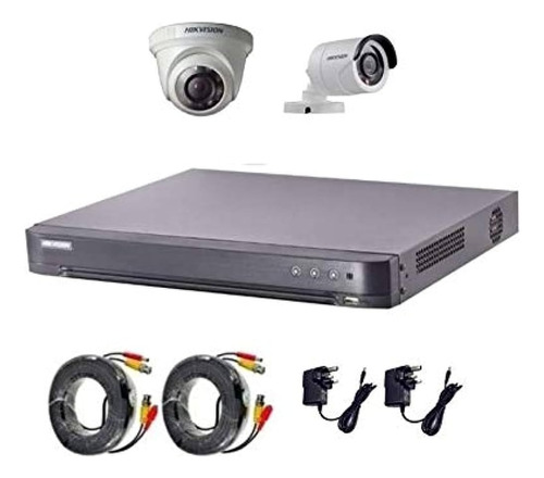 Kit Hikvision 4x2 Seguridad 2mp Camara Hd Bullet Ssd 480g