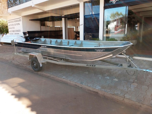 Barco De Alumínio - Semi Chata - 5 Metros - Novo - Rigon
