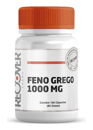 Feno Grego 1000 Mg - 60 Doses Sabor Without Flavor