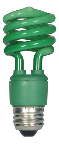 Lla Mini Espiral 13w 60w Color Verde