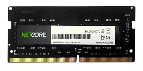 Imagem 2 de 2 de Memória Ram Netcore De 8gb Ddr4 2400mhz Para Notebook