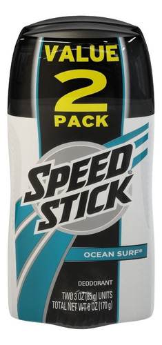 Speed Stick Men's Desodorante En Barra 85g, 2 Unidades