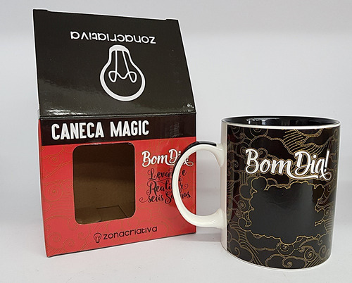 Caneca Mágica 300ml - Bom Dia! Realize Seus Sonhos | MercadoLivre Caneca Mágica 300ml - Bom Dia! Realize Seus Sonhos | MercadoLivre