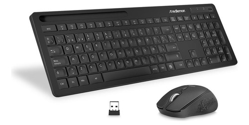 Teclado Y Mouse Inalambrico Usb Para Windows Y Mac Redlemon