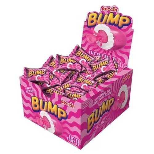 Chicletes Recheado Bump Diversos Sabores 140g - Peccin