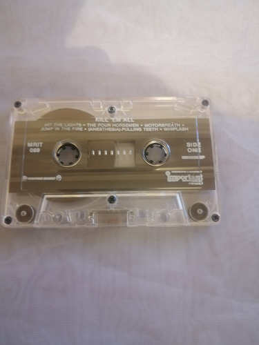 Metallica Kill Em All Cassette Megaforce Rarisimo (Usado)