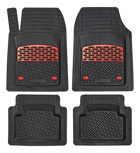 Tapetes Para Auto Knk Sapphire Rojos - Tapetes Para Coche