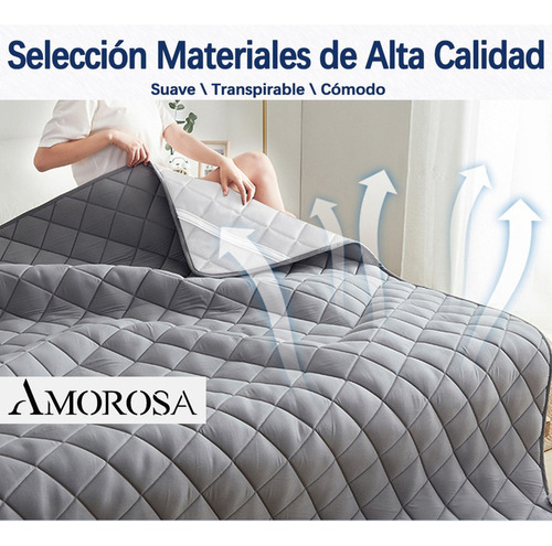 Individual Protector Cubre Colchón Con Tiras Elásticas