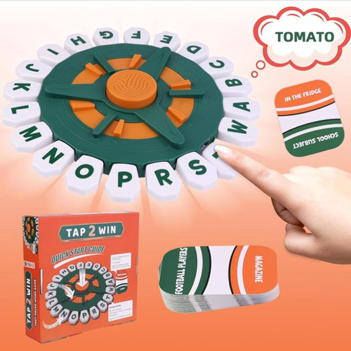 Z Juego Familiar De Carreras De Palabras De Ritmo Rápido
