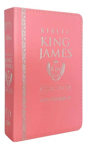 Bíblia De Estudo King James Atualizada C/zíper - Rosa, De King James Atualizada. Editora Cpp, Capa Mole Em Português, 2019