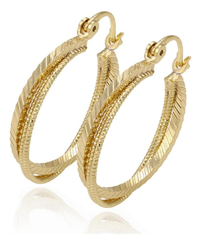Juvel Jewelry Fashion Pendientes Chapados En Oro De 14 Con