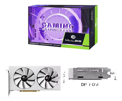 Placa De Vídeo Rx 580 4gb Mllse Branca