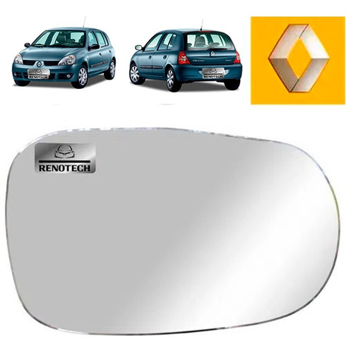 Lente Do Retrovisor Direito Clio Ii 2000 2012 7701048674 