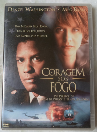 Dvd Original Coragem Sob Fogo - G (Usado)