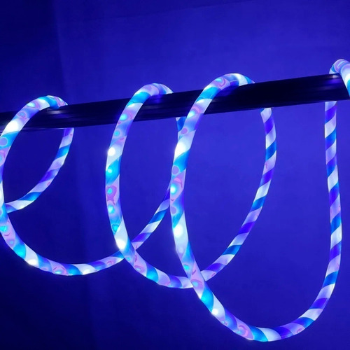 Imagen 3 de 6 de Serie Navideña Manguera Led Neón 10m 720l Colores Caramelo