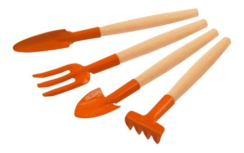 Set Herramientas Jardin Kit 4 Pzas Tramontina Maceta Plantas