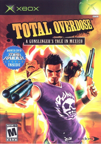 Xbox - Total Overdose + Dvd Tomb - Juego Físico Original