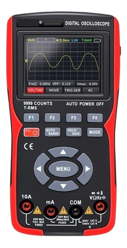 Multímetro De Osciloscopio Digital 2 En 1 Con Frecuencia De